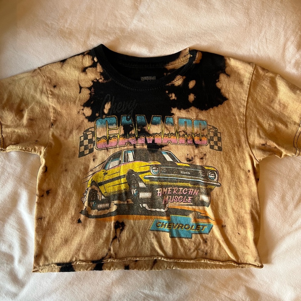 Tye dye crop tee